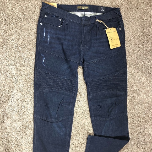 Fire Blue Slim Denim Jeans 